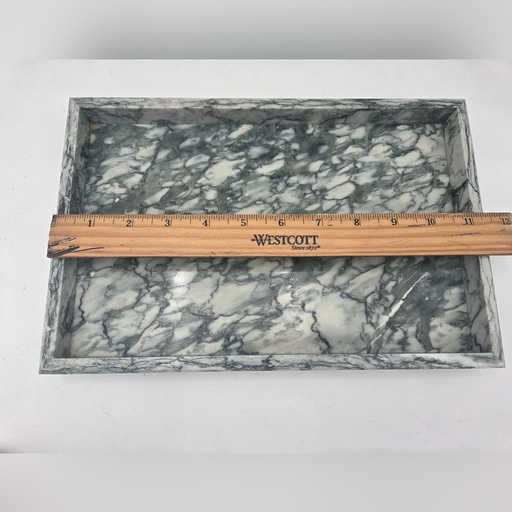 Marble Tray Cyan-Green Table Decor - Picture 10 of 12